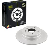 Диск тормозной задний для автомобилей Mercedes-Benz C (W204) (07-) d=278 (окрашенный) (2 шт.) TRIALLI DF 250123
