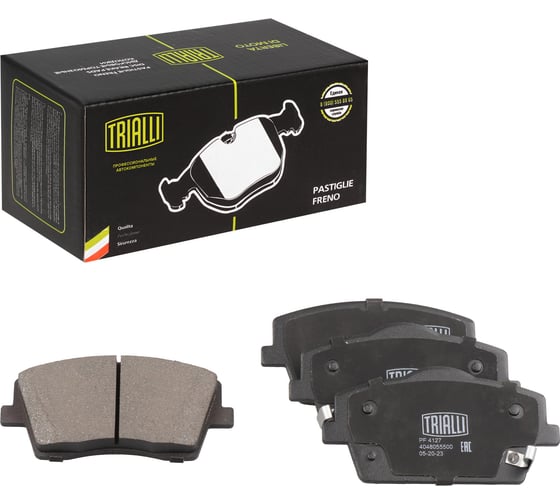 Колодки тормозные дисковые передние для автомобилей Geely Tugella (20-) TRIALLI PF 4127