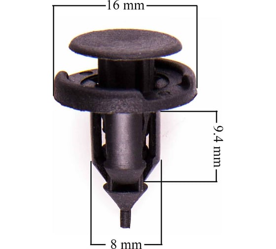 Клипсы 25 шт универсальные SKYWAY S05601024