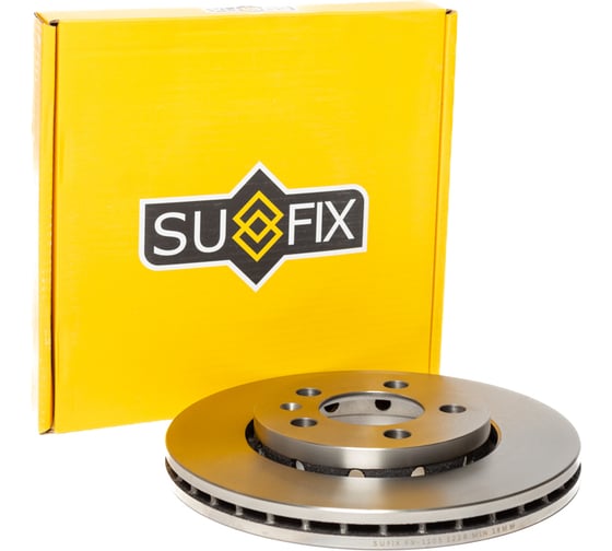 Диск тормозной передний (256x22 мм) SUFIX FX-1105