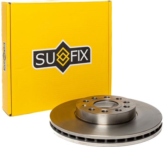 Диск тормозной передний (288x25 мм) SUFIX FX-1107