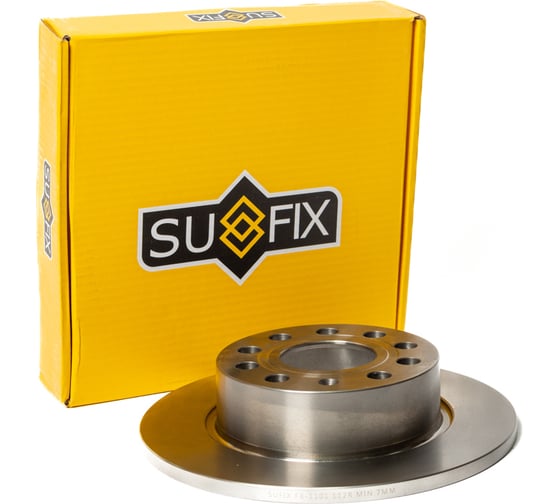 Диск тормозной задний (256x12 мм) SUFIX FX-1101