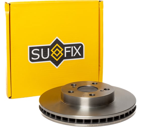 Диск тормозной передний (255x25 мм) SUFIX FX-1092