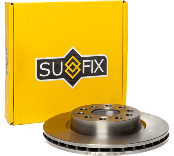 Диск тормозной передний (280x22 мм) SUFIX FX-1106