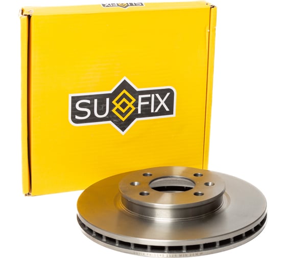 Диск тормозной передний (256x22 мм) SUFIX FX-1141