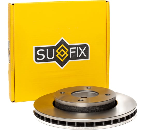 Диск тормозной передний 256x24 мм Sufix FX-1048