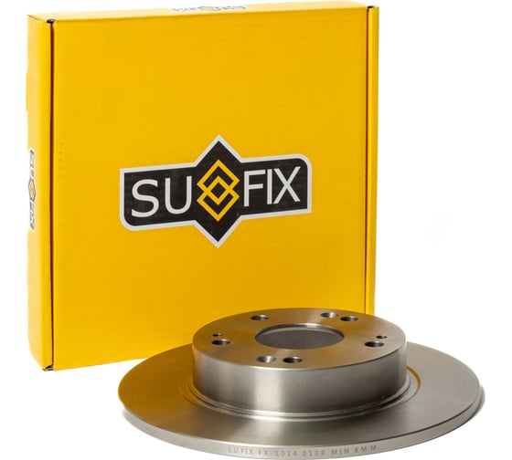 Диск тормозной задний 260x9 мм Sufix FX-1014