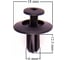 Клипса HONDA ACCORD/INSPIRE 023 (компл. 25 шт) SKYWAY S05601023 1