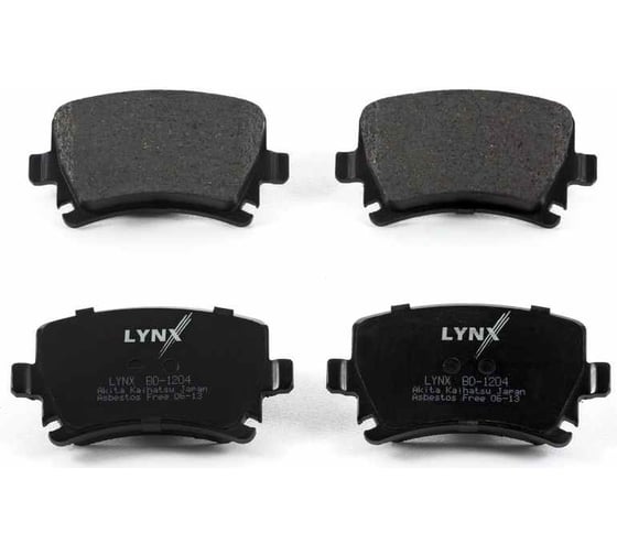 Колодки тормозные задние LYNXauto BD-1204 1