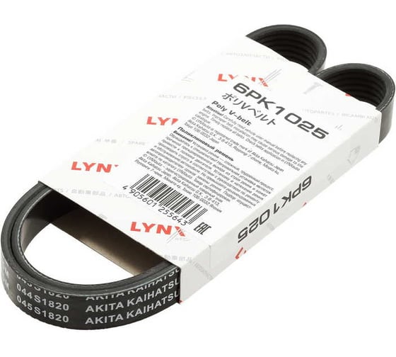 Ремень поликлиновой LYNXauto 6PK1025 1