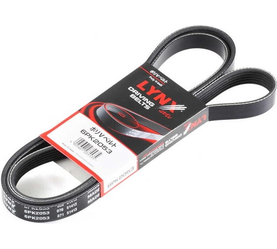 Ремень поликлиновой LYNXauto 6PK2053 1