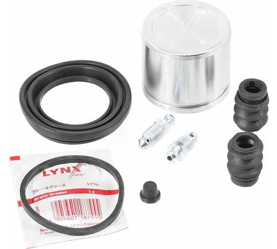 Ремкомплект тормозного суппорта с поршнем переднего (поршень ø 54мм, суппорт nissin) LYNXauto BC-6364 1