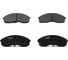 Тормозные колодки передние LYNXauto BD-4406 1
