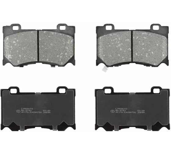 Тормозные колодки передние LYNXauto BD-5742 1