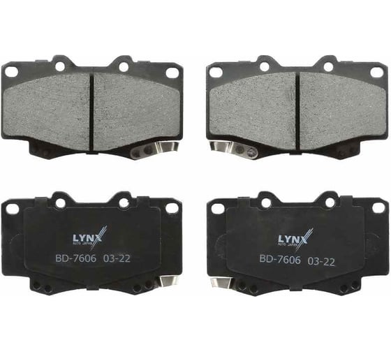 Тормозные колодки передние LYNXauto BD-7606 1