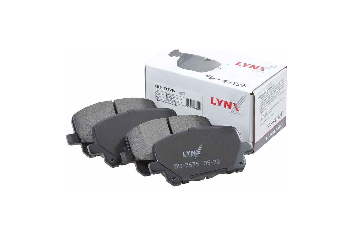 Тормозные колодки передние LYNXauto BD-7575 - выгодная цена, отзывы ...