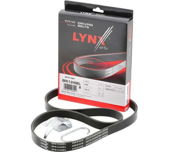 Ремень поликлиновой эластичный LYNXauto 6PK1249EL 1