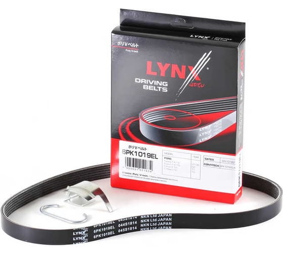 Ремень поликлиновой эластичный LYNXauto 6PK1019EL 1