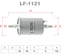 Фильтр топливный LYNXauto LF-1121