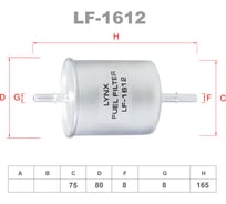 Фильтр топливный LYNXauto LF-1612
