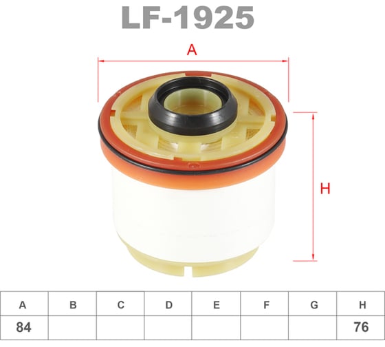 Фильтр топливный LYNXauto LF-1925