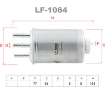 Фильтр топливный LYNXauto LF-1064