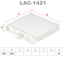 Фильтр салонный LYNXauto LAC-1421