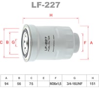 Фильтр топливный LYNXauto LF-227