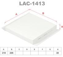 Фильтр салонный LYNXauto LAC-1413