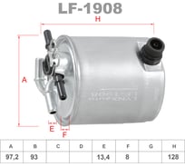 Фильтр топливный LYNXauto LF-1908