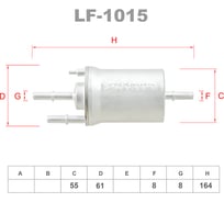 Фильтр топливный LYNXauto LF-1015