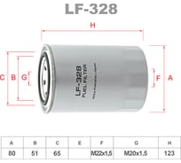 Фильтр топливный LYNXauto LF-328