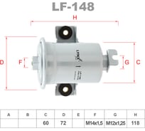Фильтр топливный LYNXauto LF-148