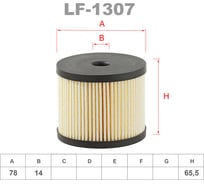 Фильтр топливный LYNXauto LF-1307