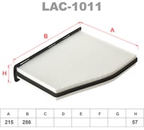 Фильтр салонный LYNXauto LAC-1011