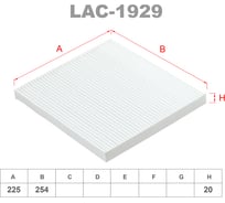 Фильтр салонный LYNXauto LAC-1929
