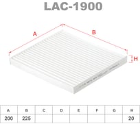 Фильтр салонный LYNXauto LAC-1900