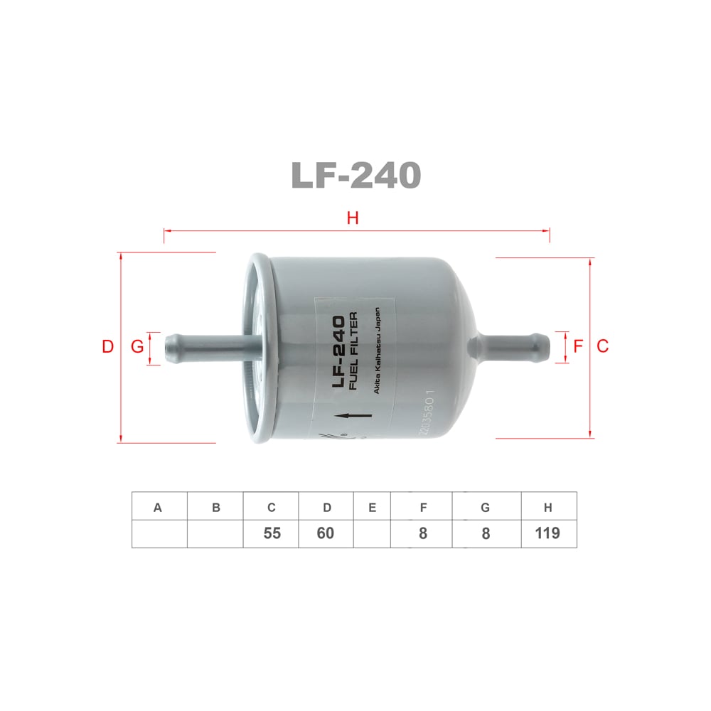 Фильтр топливный LYNXauto LF-240 - выгодная цена, отзывы ...