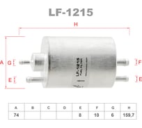 Фильтр топливный LYNXauto LF-1215