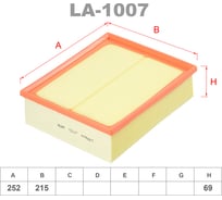 Фильтр воздушный LYNXauto LA-1007
