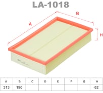 Фильтр воздушный LYNXauto LA-1018