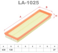 Фильтр воздушный LYNXauto LA-1025