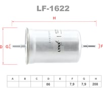 Фильтр топливный LYNXauto LF-1622