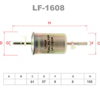 Фильтр топливный LYNXauto LF-1608