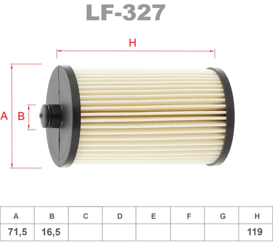 Фильтр топливный LYNXauto LF-327