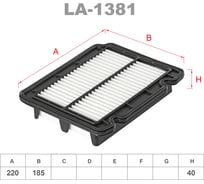 Фильтр воздушный LYNXauto LA-1381