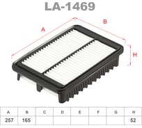 Фильтр воздушный LYNXauto LA-1469
