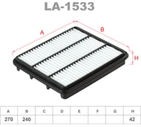 Фильтр воздушный LYNXauto LA-1533