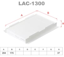 Фильтр салонный LYNXauto LAC-1300