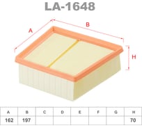 Фильтр воздушный LYNXauto LA-1648